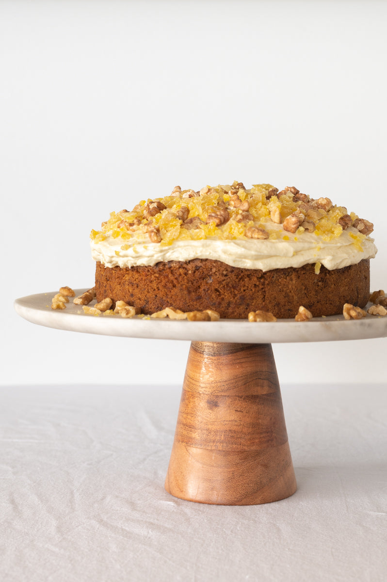 Carrot Cake with Ginger Cream Cheese Frosting Recipe | Food Network Kitchen  | Food Network